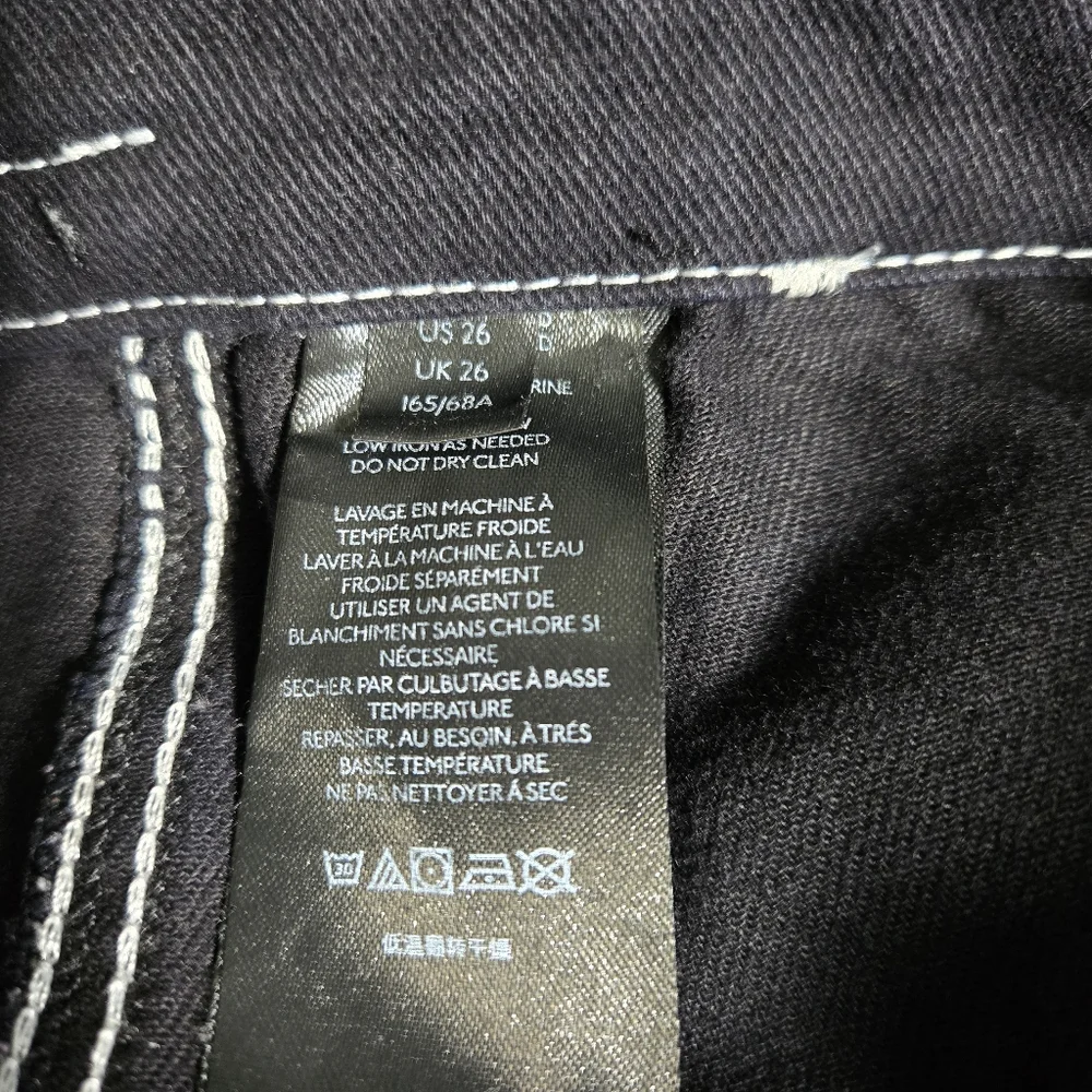 BDG / Urban Outfitters Women's Blaine High Waisted Skate Board Black Jeans Sz 26 - Picture 16 of 16